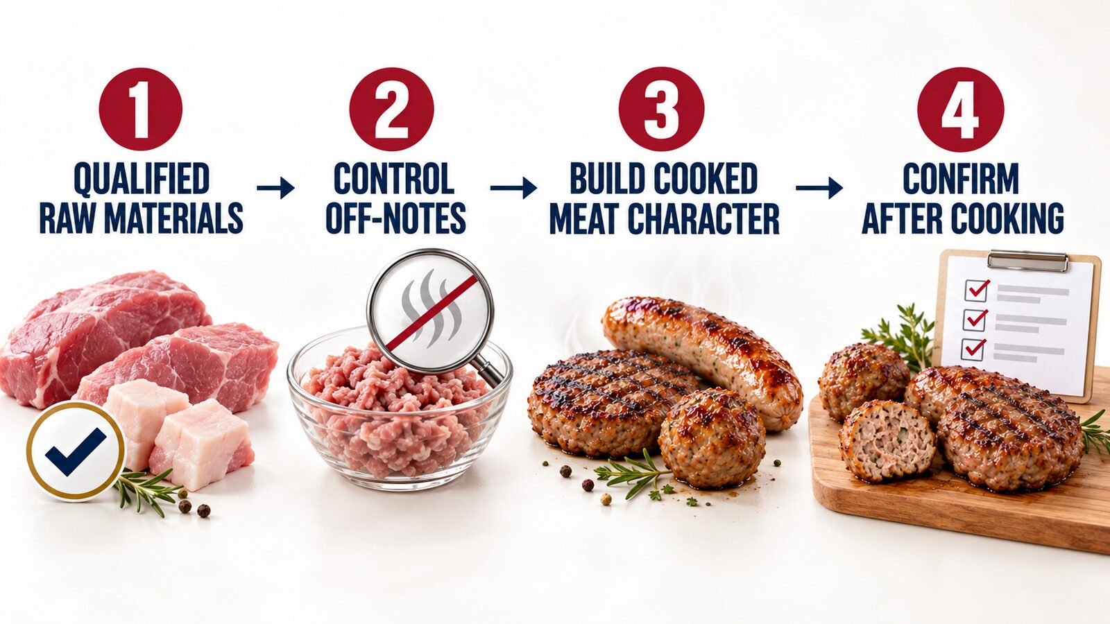 info-1-1 Four-stage method for improving meat flavor