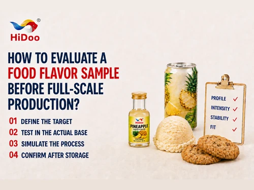 How to Evaluate a Food Flavor Sample Before Full-Scale Production?