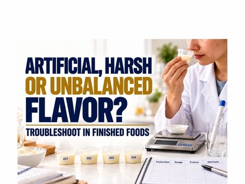 How to Troubleshoot an Artificial, Harsh or Unbalanced Flavor in Finished Foo...